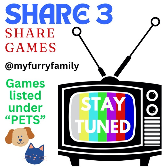 9/29 - 10/3 SHARE GAMES ARE 🆙 COME PLAY 🎉 - Picture 1 of 4